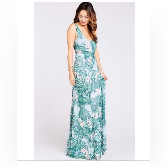 Show Me Your MuMu Dresses & Skirts - Show Me Your MuMu Jenn Maxi Dress in Hanalei Dream tropical print